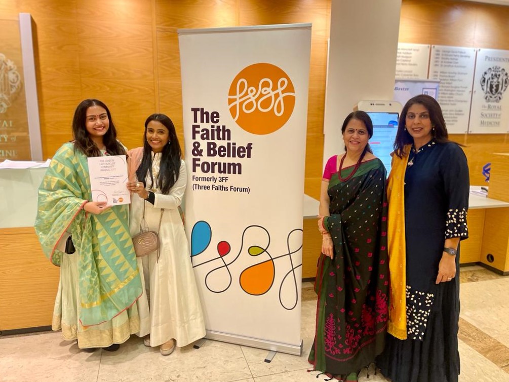Neasden Temple Receives Community Award for Supporting Women, London, UK